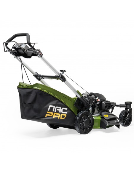 Mocna kosiarka spalinowa z napędem NAC PRO LS53-G200-SE 202 cm3 53 cm z funkcją mulczowania + skrętne przednie koła  3