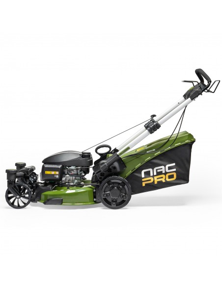 Mocna kosiarka spalinowa z napędem NAC PRO LS53-G200-SE 202 cm3 53 cm z funkcją mulczowania + skrętne przednie koła  5