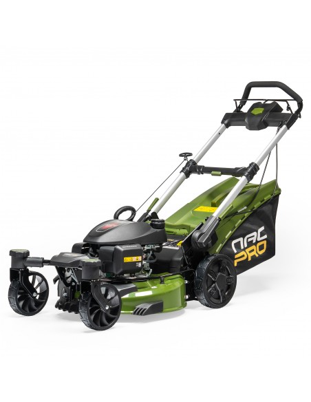 Mocna kosiarka spalinowa z napędem NAC PRO LS53-G200-SE 202 cm3 53 cm z funkcją mulczowania + skrętne przednie koła  6