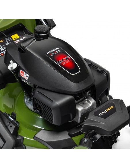 Mocna kosiarka spalinowa z napędem NAC PRO LS53-G200-SE 202 cm3 53 cm z funkcją mulczowania + skrętne przednie koła  7