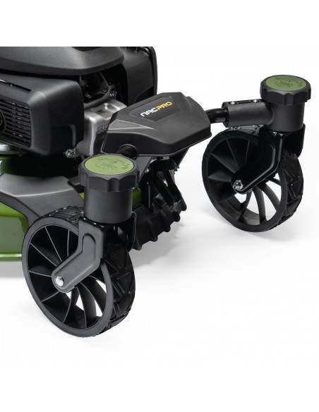 Mocna kosiarka spalinowa z napędem NAC PRO LS53-G200-SE 202 cm3 53 cm z funkcją mulczowania + skrętne przednie koła  8