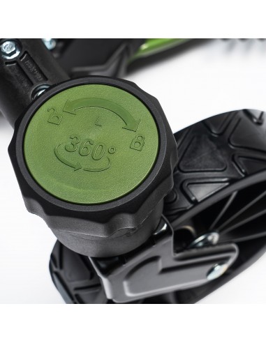 Mocna kosiarka spalinowa z napędem NAC PRO LS53-G200-SE 202 cm3 53 cm z funkcją mulczowania + skrętne przednie koła  9