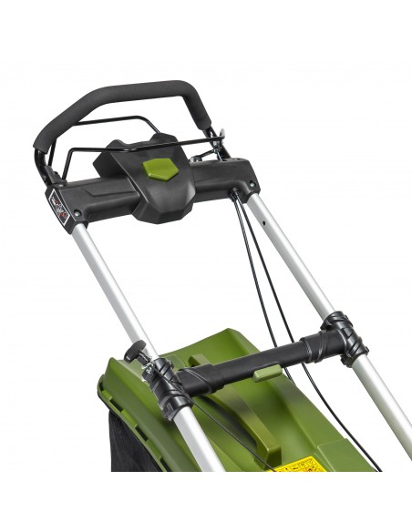 Mocna kosiarka spalinowa z napędem NAC PRO LS53-G200-SE 202 cm3 53 cm z funkcją mulczowania + skrętne przednie koła  10
