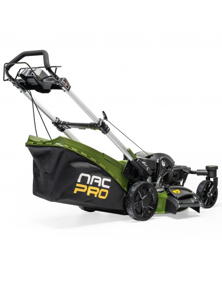 Mocna kosiarka spalinowa z napędem NAC PRO LS53-G170-SE 167 cm3 53 cm z funkcją mulczowania + skrętne przednie koła  3