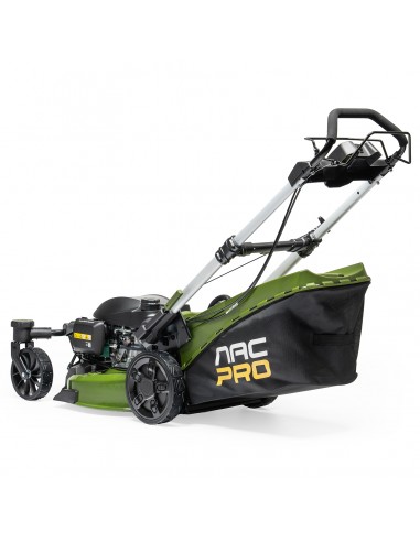 Mocna kosiarka spalinowa z napędem NAC PRO LS53-G170-SE 167 cm3 53 cm z funkcją mulczowania + skrętne przednie koła  4