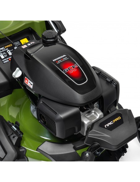 Mocna kosiarka spalinowa z napędem NAC PRO LS53-G170-SE 167 cm3 53 cm z funkcją mulczowania + skrętne przednie koła  7