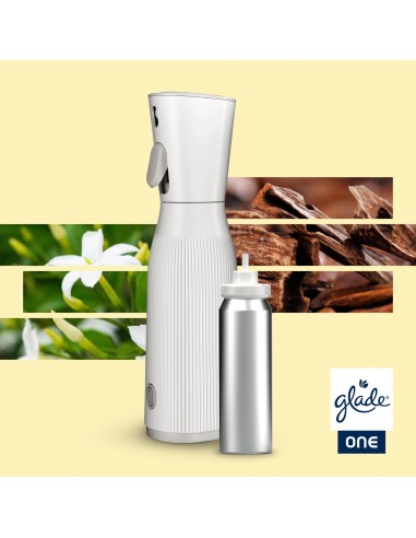 Glade® ONE Sensual Sandalwood & Jasmine, odświeżacz powietrza z wymiennym wkładem, 10 ml  3