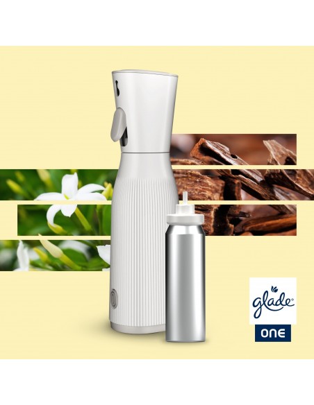 Glade® ONE Sensual Sandalwood & Jasmine, odświeżacz powietrza z wymiennym wkładem, 10 ml  3