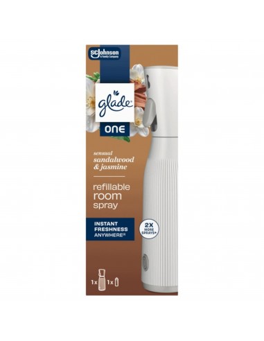 Glade® ONE Sensual Sandalwood & Jasmine, odświeżacz powietrza z wymiennym wkładem, 10 ml  5