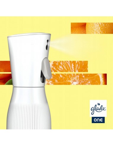 Glade® ONE - Fresh Mandarin Dream, odświeżacz powietrza w sprayu z wymiennymi wkładami 2x10 ml  4