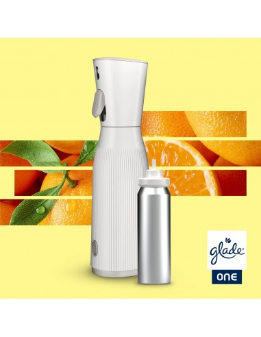 Glade® ONE - Fresh Mandarin Dream, odświeżacz powietrza w sprayu z wymiennymi wkładami 2x10 ml  3