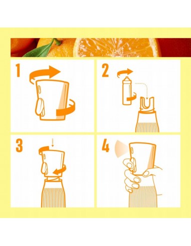 Glade® ONE - Fresh Mandarin Dream, odświeżacz powietrza w sprayu z wymiennymi wkładami 2x10 ml  5