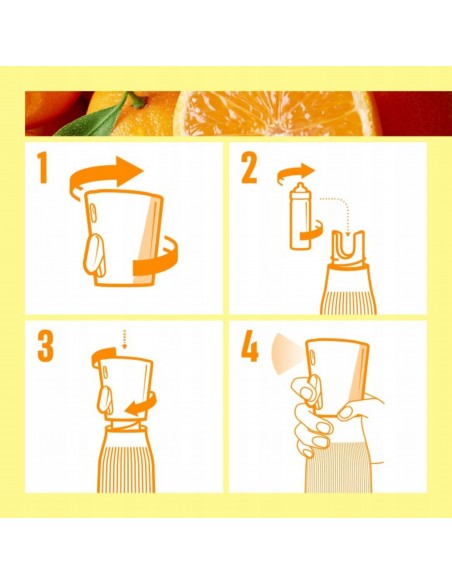 Glade® ONE - Fresh Mandarin Dream, odświeżacz powietrza w sprayu z wymiennymi wkładami 2x10 ml  5