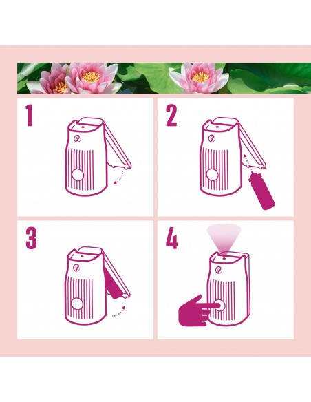 Glade® ONE - Relaxing Zen, skoncentrowany odświeżacz powietrza touch & spray urządzenie + 2 zapasy  5
