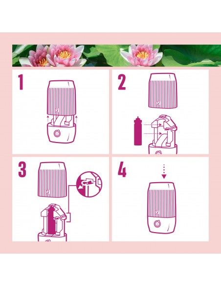 Glade® ONE Sense & Spray - Relaxing Zen, automatyczny odświeżacz powietrza urządzenie + wkład + baterie  4