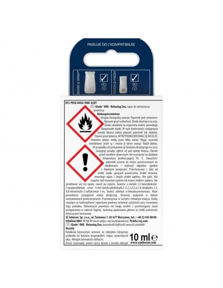 Glade® ONE - Relaxing Zen, zapas do odświeżaczy powietrza 1x10 ml  6
