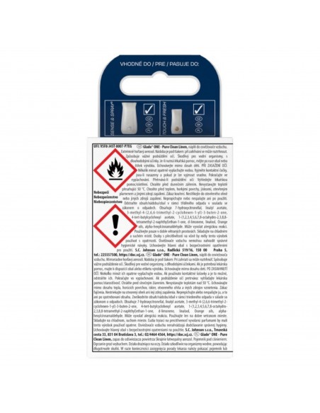 Glade® ONE - Pure Clean Linen, zapas do odświeżaczy powietrza zapach świeżego prania 1x10 ml  6