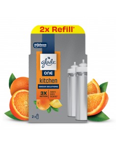 Cytrusowy, owocowy Glade® ONE - Kitchen, zapas do odświeżaczy powietrza 2x10 ml 