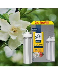 Glade® ONE - Anit-Tabac białe kwiaty i jabłko zapas do odświeżaczy powietrza 2x10 ml  2