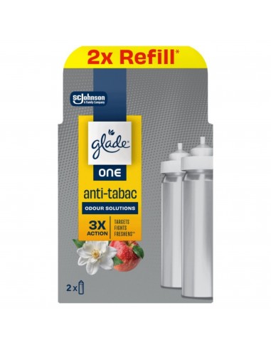 Glade® ONE - Anit-Tabac białe kwiaty i jabłko zapas do odświeżaczy powietrza 2x10 ml  5