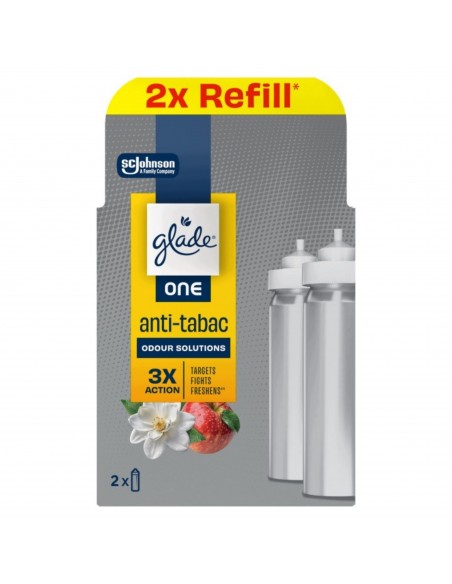 Glade® ONE - Anit-Tabac białe kwiaty i jabłko zapas do odświeżaczy powietrza 2x10 ml  5