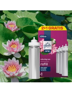Glade® ONE - Relaxing Zen, kwiatowy zapas do odświeżaczy powietrza 2+1  2