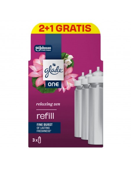 Glade® ONE - Relaxing Zen, kwiatowy zapas do odświeżaczy powietrza 2+1  5