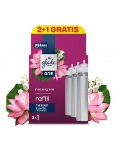 Glade® ONE - Relaxing Zen, kwiatowy zapas do odświeżaczy powietrza 2+1 