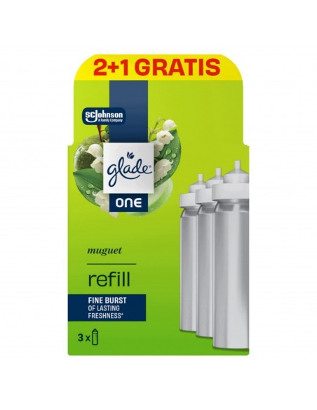 Glade® ONE - Muguet, kwiaty konwalia zapas do odświeżaczy powietrza 2+1  5