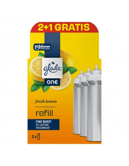 Glade® ONE - Fresh Lemon, cytryna zapas do odświeżaczy powietrza 2+1  5