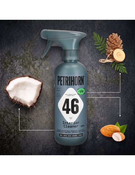 Uniwersalny cleaner do renowacji wnętrza aut PETRIHORN Interior Cleaner plastik skóra alcantra 500ml  5