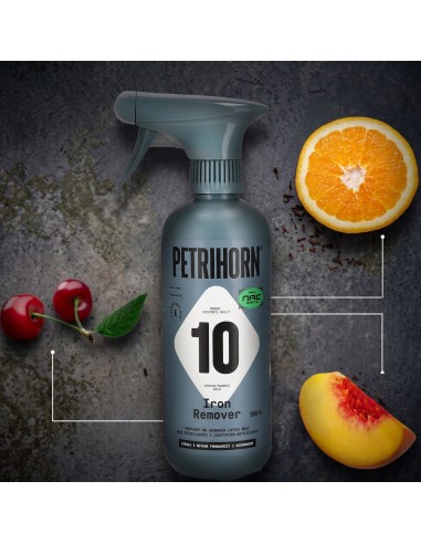 Skuteczny deironizer do usuwania lotnej rdzy krwawa felga PETRIHORN Iron Remover, 500ml  7