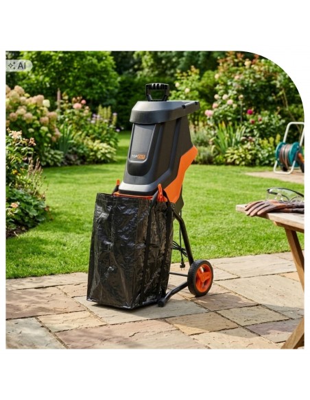 Elektryczny rozdrabniacz do gałęzi nożowy TOP CUT TC-RE2600-BAG 2600 W 5905842525979 15