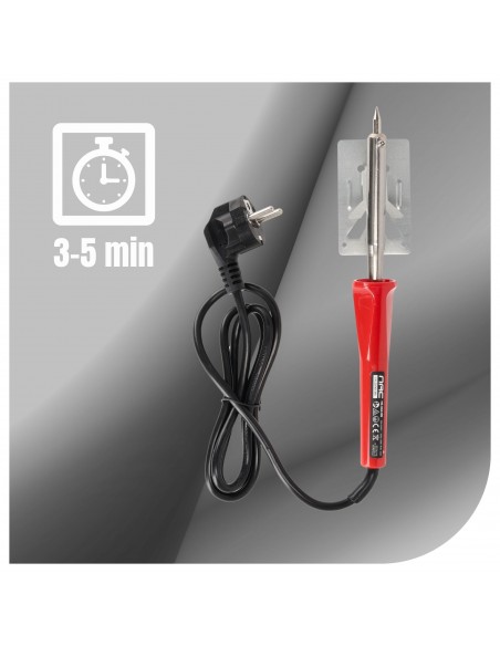 Mocna precyzyjna lutownica kolbowa oporowa NAC 60W 490°C  4