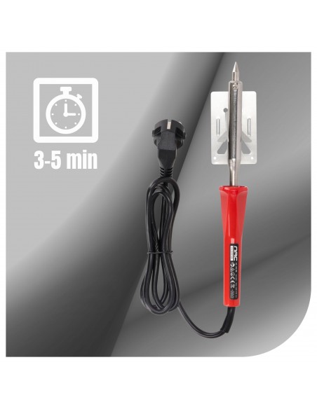Mocna precyzyjna lutownica kolbowa oporowa NAC 100W 600°C  3