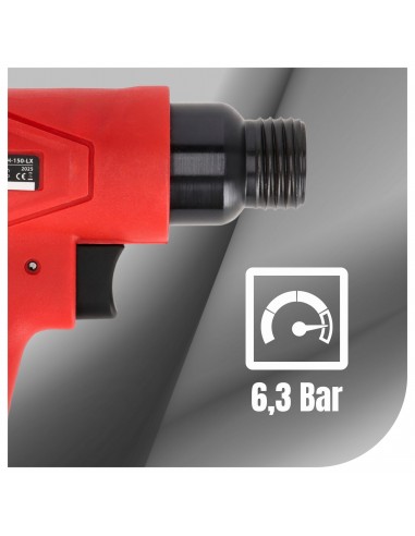 Udarowy młotek pneumatyczny 6,3 Bar 4500 RPM 4 dłuta NAC NAIR-AH-150-LX  6