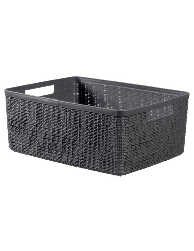 Organizer Curver Jute 12l ciemny szary 3253921905078 2