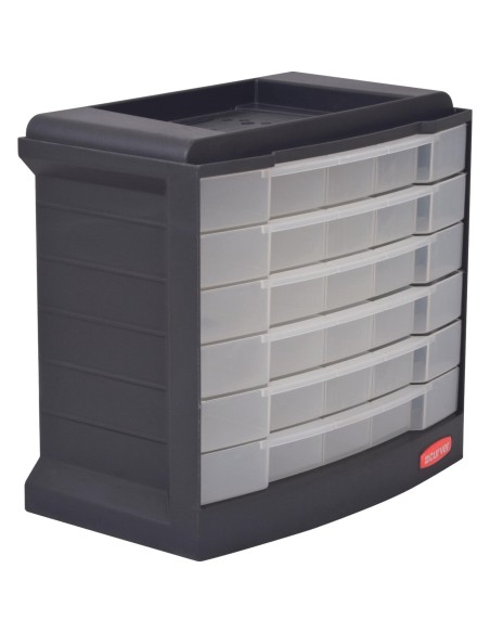 Skrzynka z wysuwanymi szufladami 6 szuflad Curver 3253927752003 2