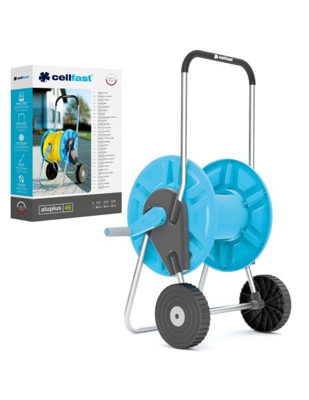 Wózek na wąż Cellfast ALUPLUS 1/2" 60 m Cellfast - Akcesoria do nawadniania Wózek na wąż Cellfast ALUPLUS 1/2" 60 m  Cellfast 5901828856891 5