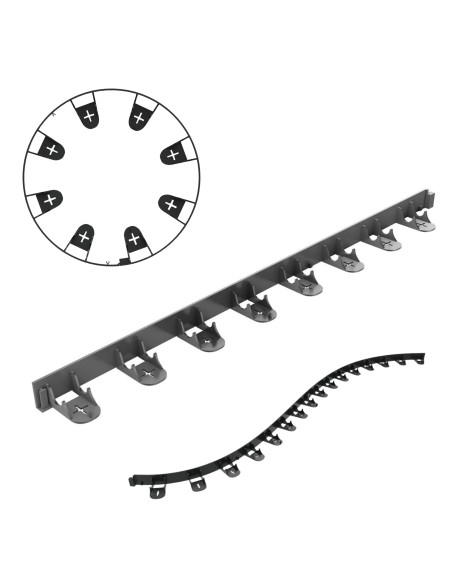 Czarne obrzeże ogrodowe Cellfast UNIBORD 5907553506162 12